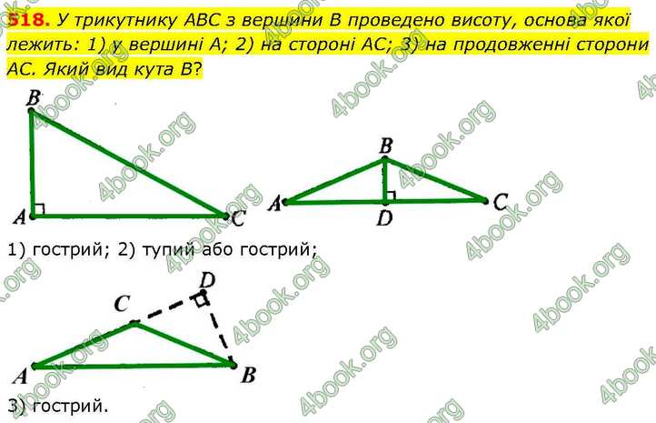 ГДЗ Геометрія 7 клас Бурда