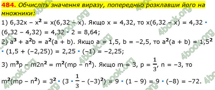 ГДЗ Алгебра 7 клас Мерзляк (2024)