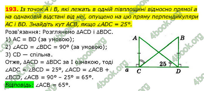 ГДЗ Геометрія 7 клас Мерзляк (2024)