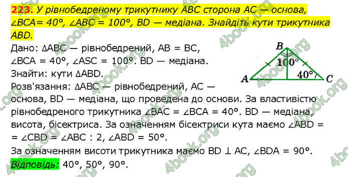 ГДЗ Геометрія 7 клас Мерзляк (2024)