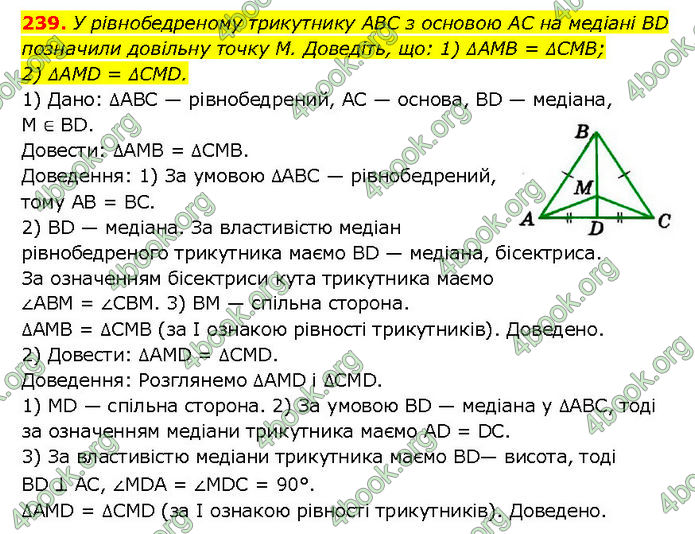 ГДЗ Геометрія 7 клас Мерзляк (2024)