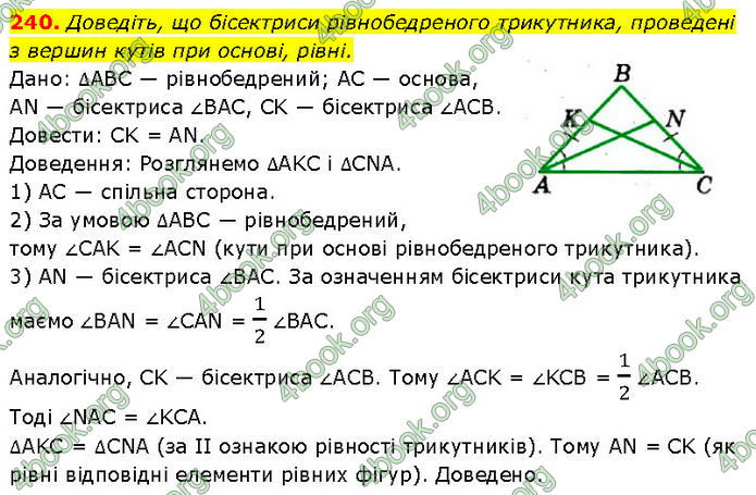 ГДЗ Геометрія 7 клас Мерзляк (2024)