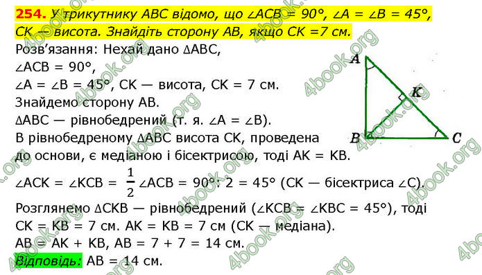 ГДЗ Геометрія 7 клас Мерзляк (2024)