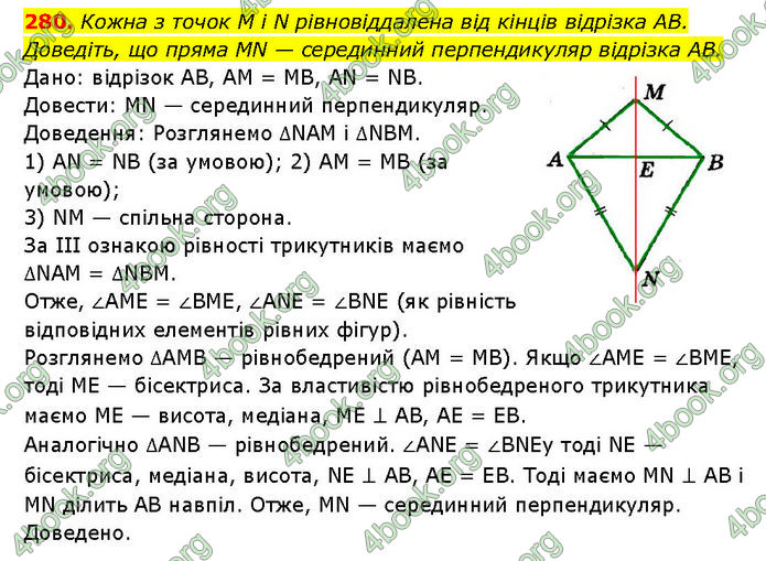 ГДЗ Геометрія 7 клас Мерзляк (2024)