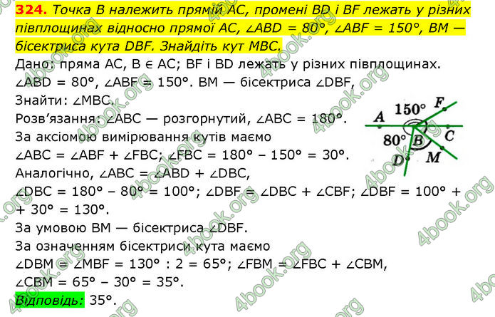 ГДЗ Геометрія 7 клас Мерзляк (2024)