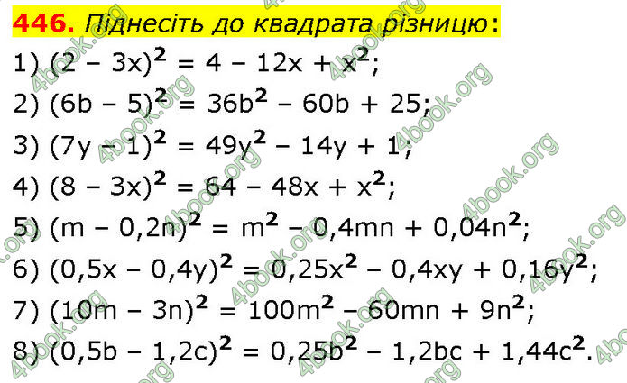 ГДЗ Алгебра 7 клас Тарасенкова (2024)