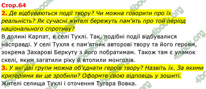 ГДЗ Українська література 7 клас Калинич