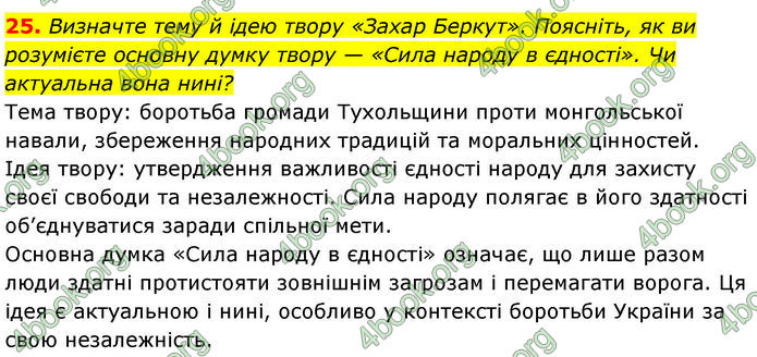 ГДЗ Українська література 7 клас Калинич