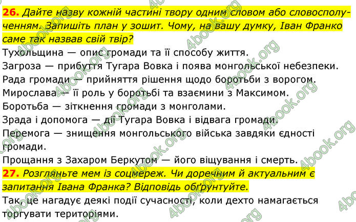 ГДЗ Українська література 7 клас Калинич