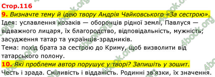 ГДЗ Українська література 7 клас Калинич