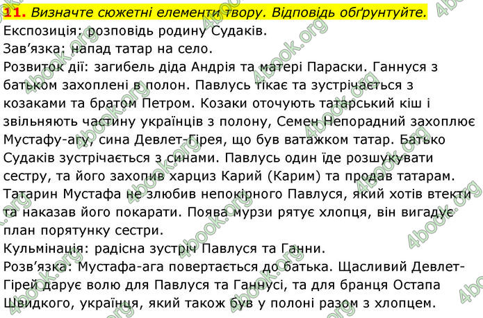 ГДЗ Українська література 7 клас Калинич