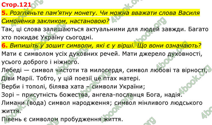 ГДЗ Українська література 7 клас Калинич