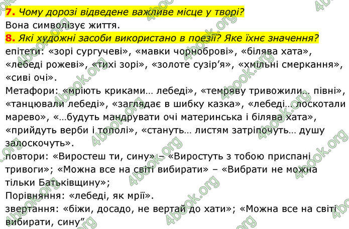 ГДЗ Українська література 7 клас Калинич