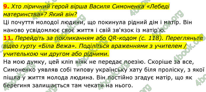 ГДЗ Українська література 7 клас Калинич