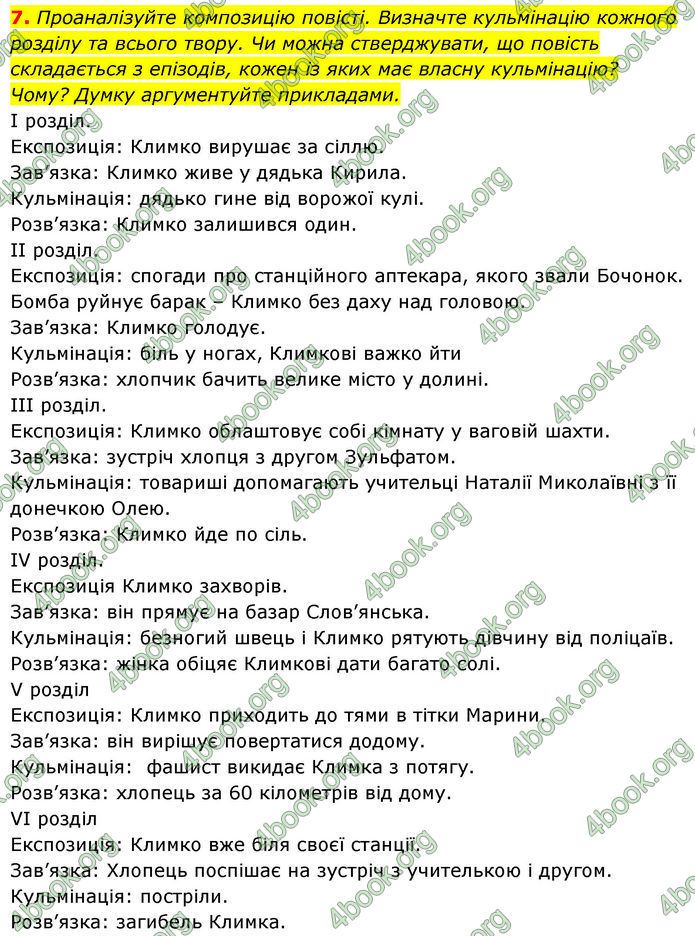 ГДЗ Українська література 7 клас Калинич