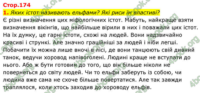 ГДЗ Українська література 7 клас Калинич