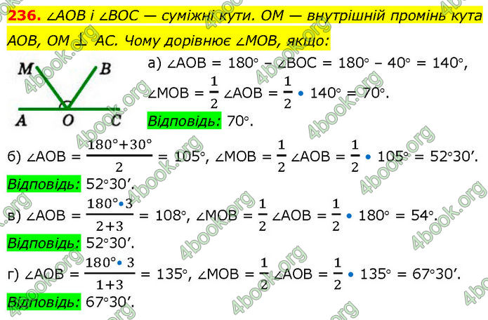 ГДЗ Геометрія 7 клас Бевз (2024)