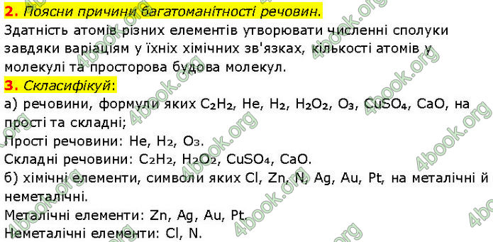 ГДЗ Хімія 7 клас Лашевська (2024)