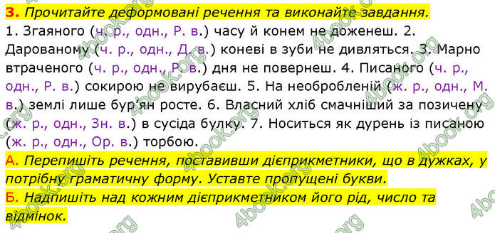 ГДЗ Українська мова 7 клас Авраменко