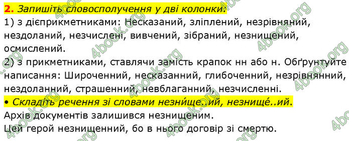 ГДЗ Українська мова 7 клас Авраменко