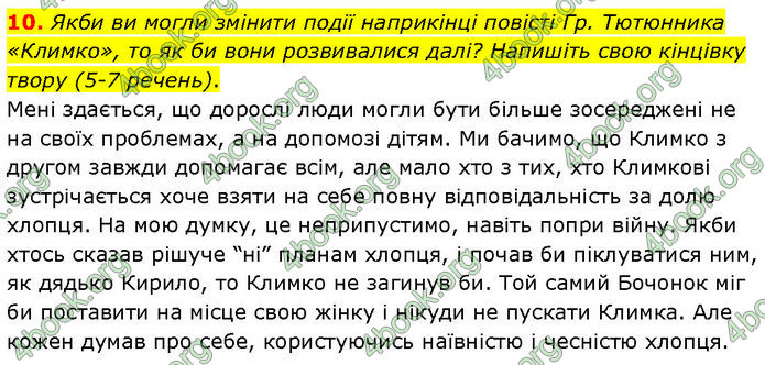 ГДЗ Українська література 7 клас Авраменко (2024)