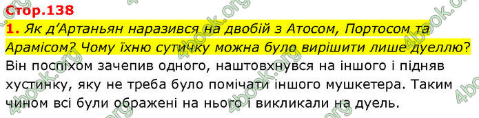 ГДЗ Зарубіжна література 7 клас Волощук