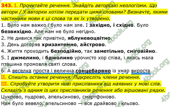 ГДЗ Українська мова 7 клас Заболотний (2024)