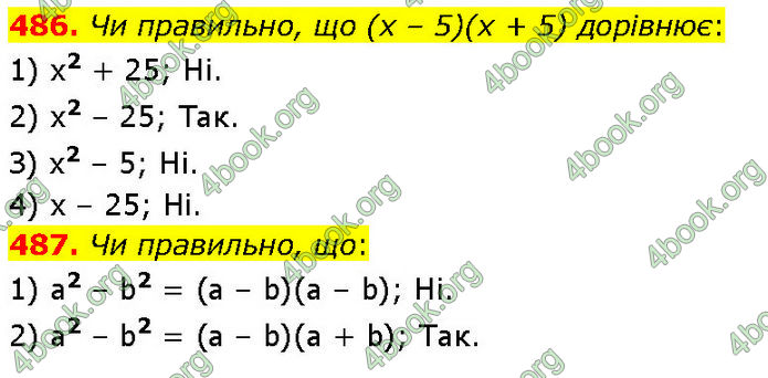 ГДЗ Алгебра 7 клас Тарасенкова (2024)