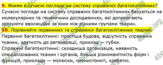 ГДЗ Біологія і екологія 10 клас Соболь