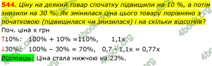 ГДЗ Алгебра 7 клас Мерзляк (2024)