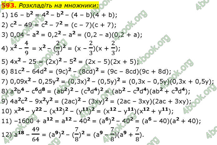 ГДЗ Алгебра 7 клас Мерзляк (2024)