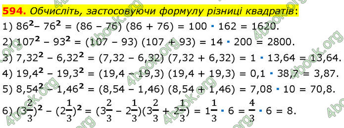 ГДЗ Алгебра 7 клас Мерзляк (2024)