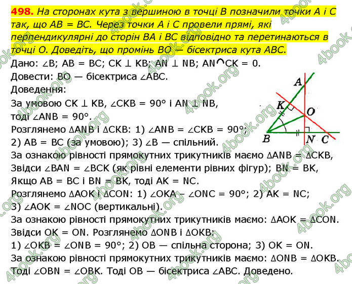 ГДЗ Геометрія 7 клас Мерзляк (2024)