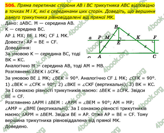 ГДЗ Геометрія 7 клас Мерзляк (2024)