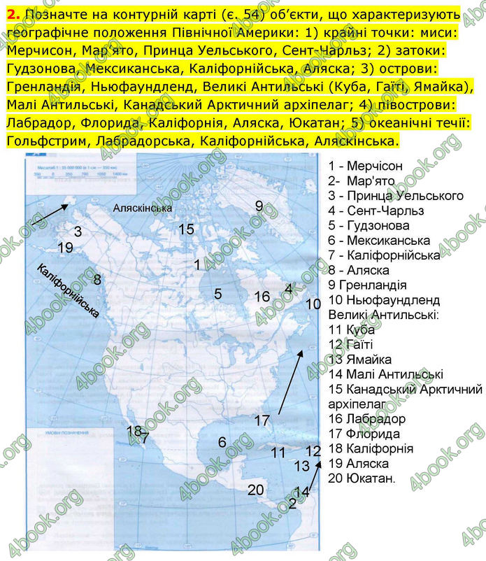 ГДЗ зошит Географія 7 клас Довгань