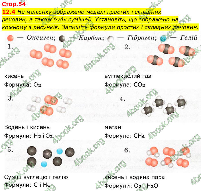 ГДЗ Зошит Хімія 7 клас Григорович