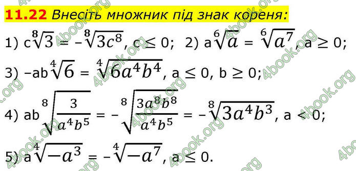 Решебник Алгебра 10 клас Мерзляк 2018. ГДЗ