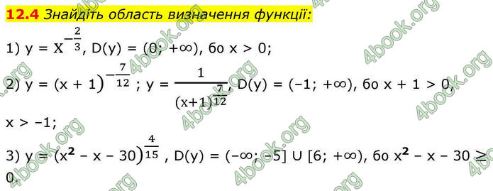 Решебник Алгебра 10 клас Мерзляк 2018. ГДЗ