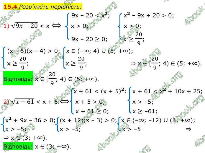 Решебник Алгебра 10 клас Мерзляк 2018. ГДЗ