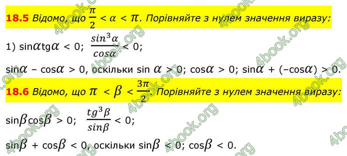 Решебник Алгебра 10 клас Мерзляк 2018. ГДЗ