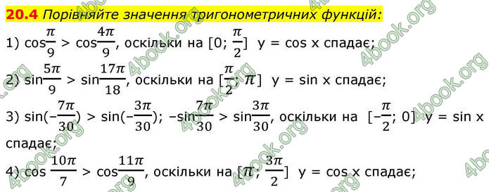 Решебник Алгебра 10 клас Мерзляк 2018. ГДЗ