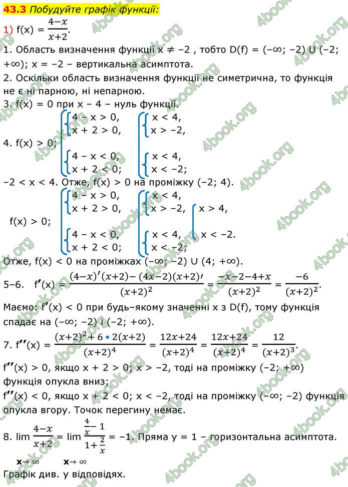 Решебник Алгебра 10 клас Мерзляк 2018. ГДЗ