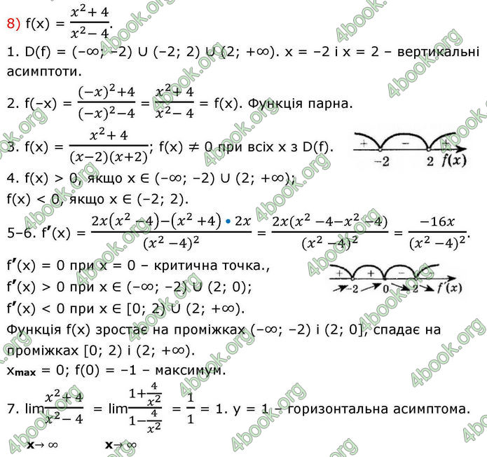 Решебник Алгебра 10 клас Мерзляк 2018. ГДЗ