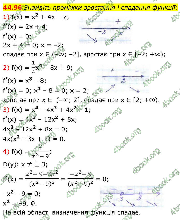 Решебник Алгебра 10 клас Мерзляк 2018. ГДЗ