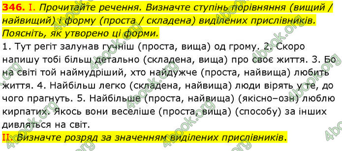 ГДЗ Українська мова 7 клас Заболотний (2024)