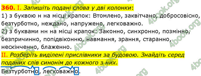 ГДЗ Українська мова 7 клас Заболотний (2024)