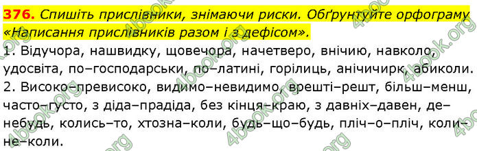 ГДЗ Українська мова 7 клас Заболотний (2024)