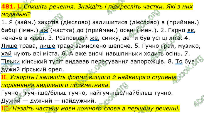 ГДЗ Українська мова 7 клас Заболотний (2024)