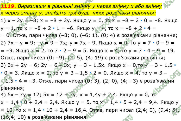 ГДЗ Алгебра 7 клас Істер (2024)