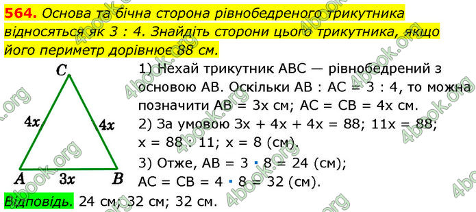 ГДЗ Геометрія 7 клас Істер (2024)